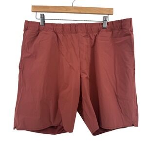 Abercrombie & Fitch Men Elastic Waist Casual Mesh Lined 7" inseam Swim Shorts XL